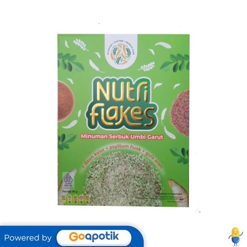 

Nutriflakes Minuman Serbuk Umbi Garut Box 280 Gram