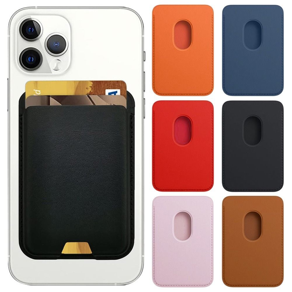 

Magnetic Card Holder Wallet Stand ID Card Holder RFID Blocking Thin Wallet Compatible with Apple MagSafe Wallet for iPhone 14/13