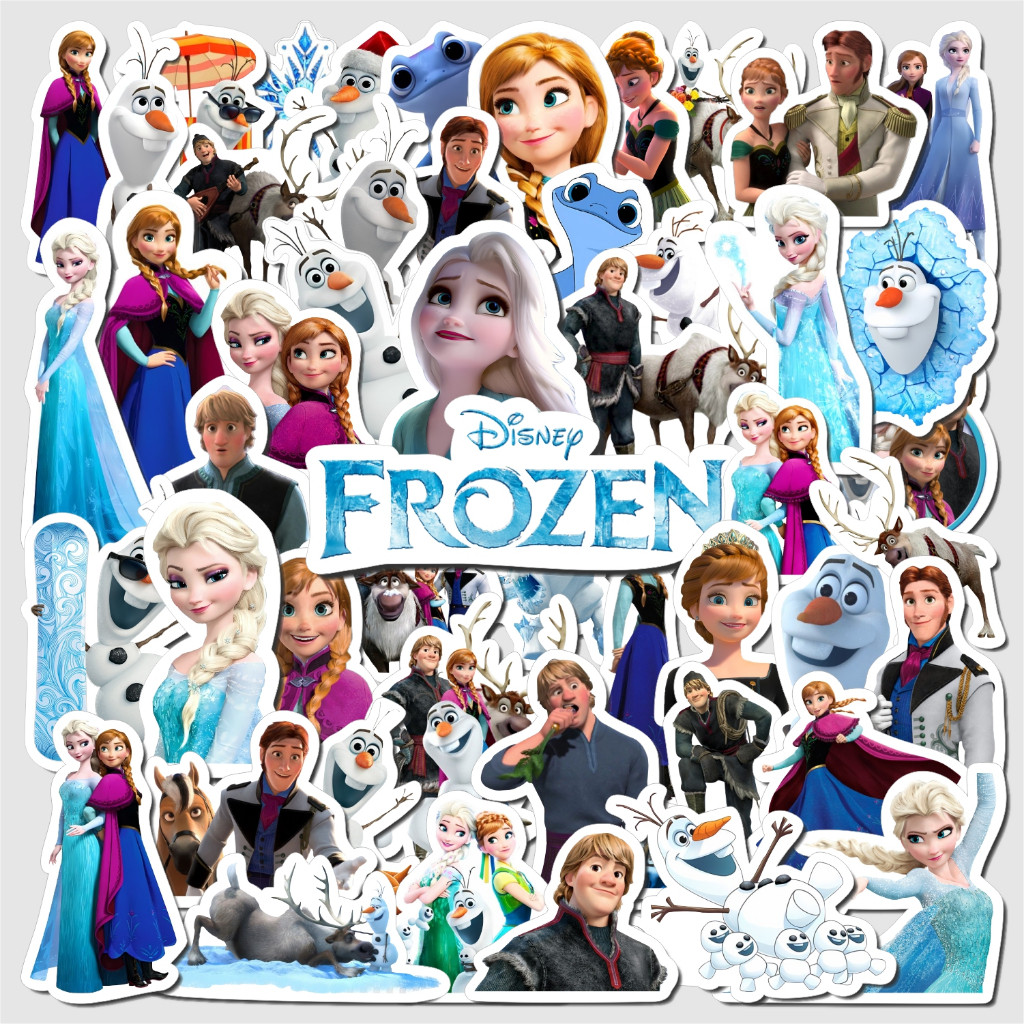 

Stiker Frozen / Vinyl Waterproof Anti Air / Sticker Kartun Aesthetic Helm Buku HP Laptop Tumbler Botol