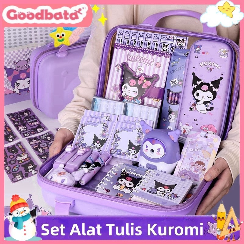 

【COD】Goodbata Kuromi Kotak Hadiah Mewah Alat Tulis Set / Set Stationery Untuk Hadiah Anak Sekolah Kuromi / Kotak Pensil Anak set / Untuk Hadiah Anak Sekolah Kuromi
