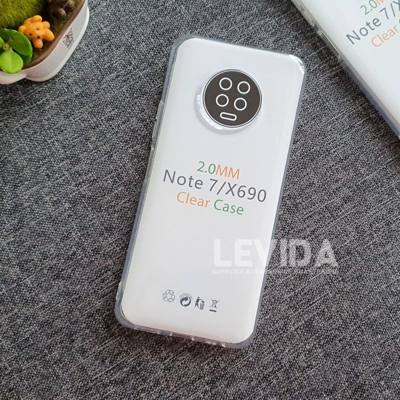 Infinix Smart 5 Infinix Note 7 Infinix Note 7 Lite Softcase Clear 2.0mm Case Bening Infinix Smart 5 