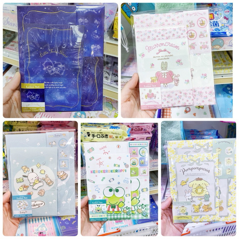 

sanrio letter set daiso jepang