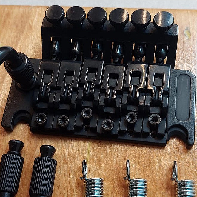 Tremolo Gitar Updown Floydrose Licensed Korea FRT200 Pivot Set Black