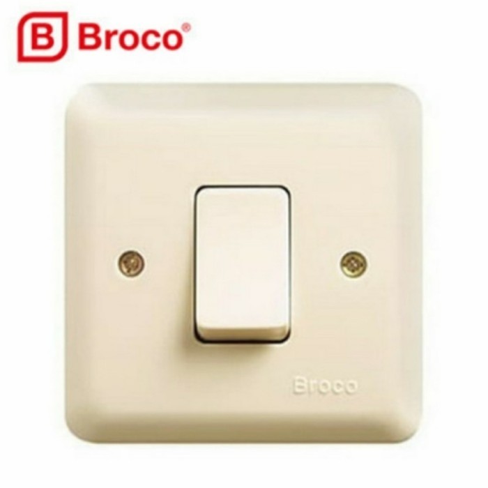 Saklar Tanam Engkel Broco Saklar Seri Saklar Single Broko Original
