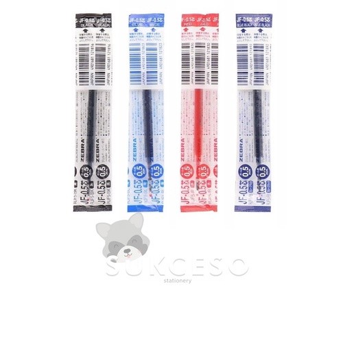 

Zebra Refill Gel Pen Pulpen Bolpen Zebra Sarasa 0,5 mm / isi Ulang Pen Sarasa JF 0,5