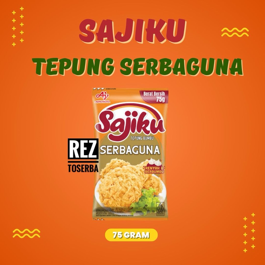 

Sajiku Tepung Serbaguna 75 Gr / Tepung Renyah