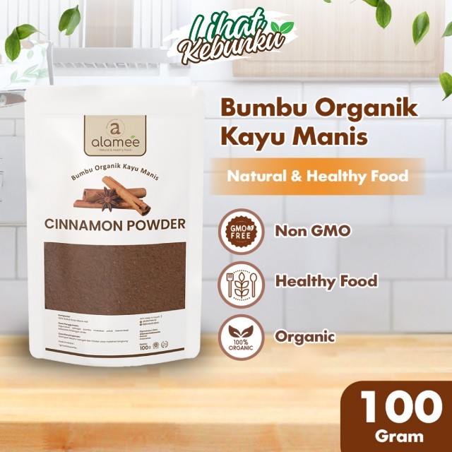

ALAMEE Kayu Manis Bubuk Cinnamon Powder kayumanis Murni Asli Tanpa Campuran Bumbu Organik 100g LIHAT KEBUNKU