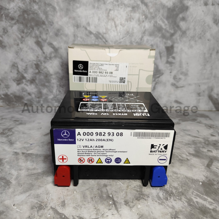 ACCU AKI STARTER BATTERY MERCEDES BENZ W212 W211 W166 W221 A0009829308