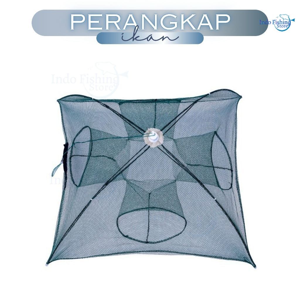 Perangkap Ikan Payung Berlubang Ikan Kecil Masuk Sendiri Jaring Multi Hole Jala Jebakan Udang Kepiti