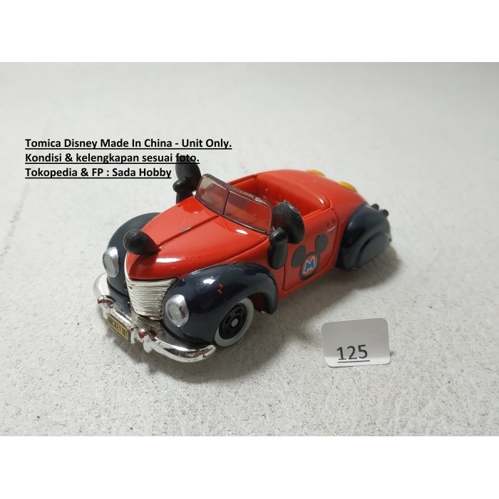 Tomica Disney Resort Vehicle Collection Mickey's Roadster Loose