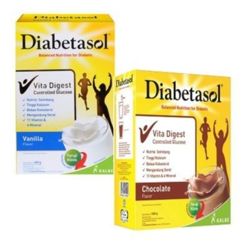 

Diabetasol 570gr Vanilla/Coklat/Cappucino (Cab Dbs)