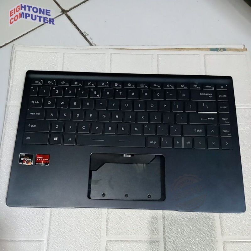 Casing Bawah Palmrest Keyboard SET MSI Modern 14 B4MW B4MW-292 MS-14DK MS-14DK1