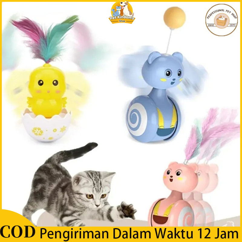 Mainan Kucing Mainan Tumbler   Bola Kucing Tumbler Kucing Mainan Edukasi Kucing