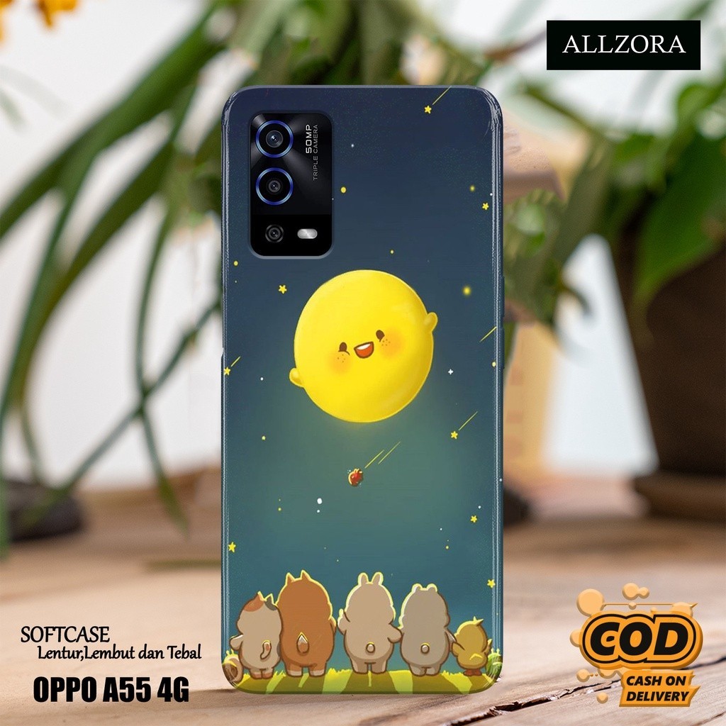 Case Oppo A55 4G Terbaru - Fashion Case KARTUN - Casing Hp Oppo A55 4G Terbaru - Softcase Hp Oppo A5