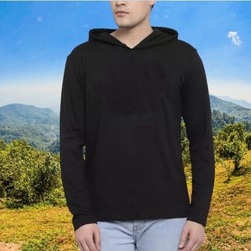 RICH / COD / kupluk pria distro lengan panjang / kaos hoodie polos terlaris / kaos kupluk pria kekin