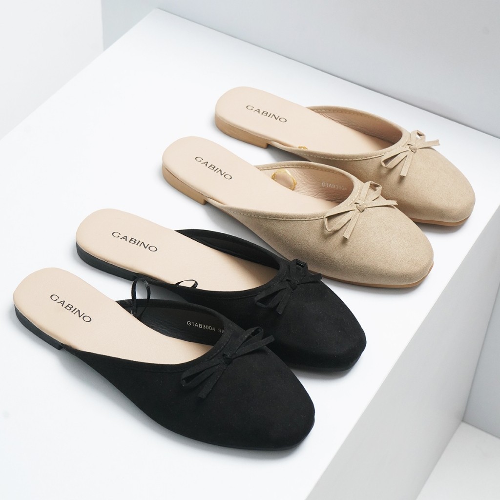 Gabino Sepatu Wanita Mules Flat Casual Joanna - G1AB3004
