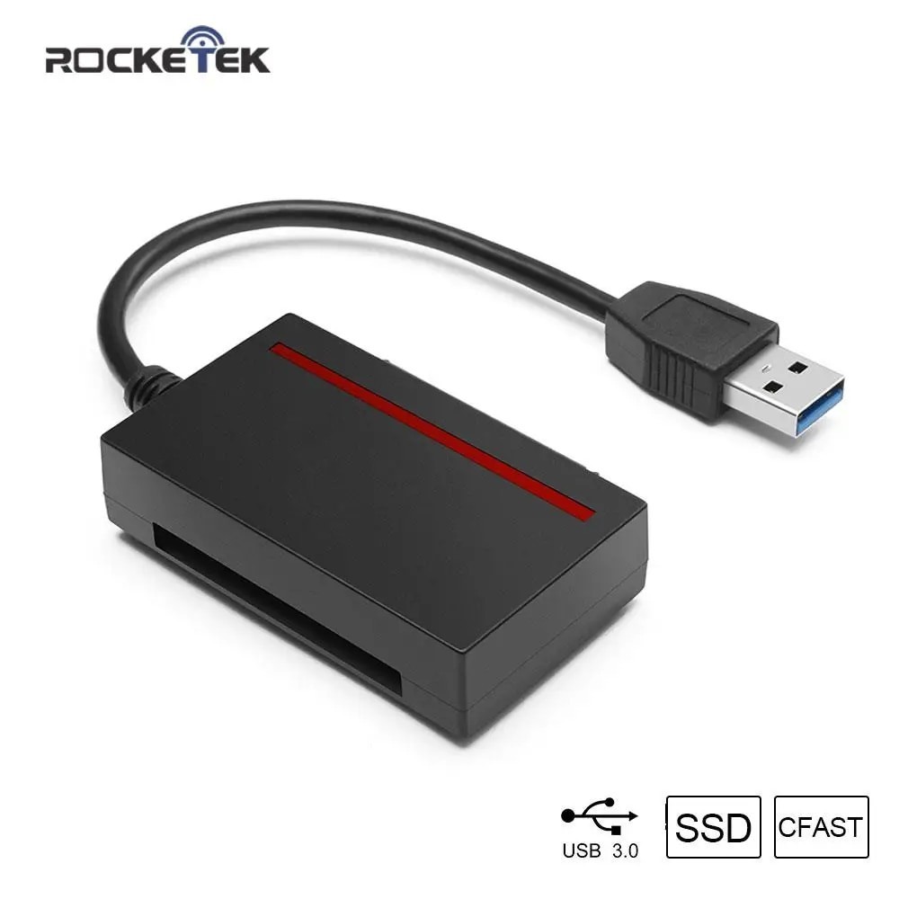 Rocketek CFast 2.0 Reader USB 3.0 to SATA Adapter CFast 2.0 Card and  2.5" HDD Hard Drive/Read Write