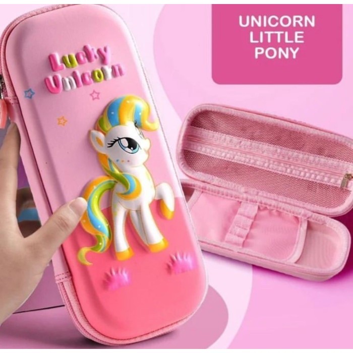 

[Ready] Kotak Pensil 3D Karakter kelinci bunny kado ultah anak perempuan - NEW Little Pony