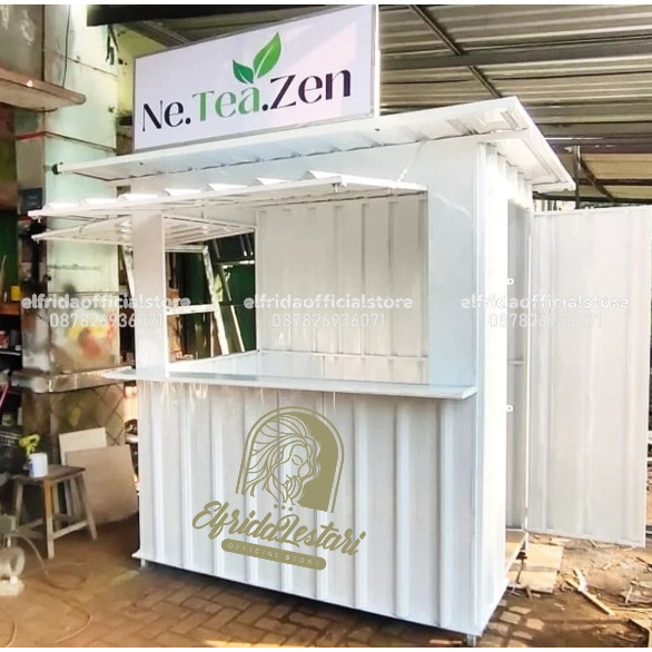 FREE NEONBOX Booth Container / Booth Kontainer / Gerobak Jualan / Gerobak Container / Gerobak Bajaringan / Stand