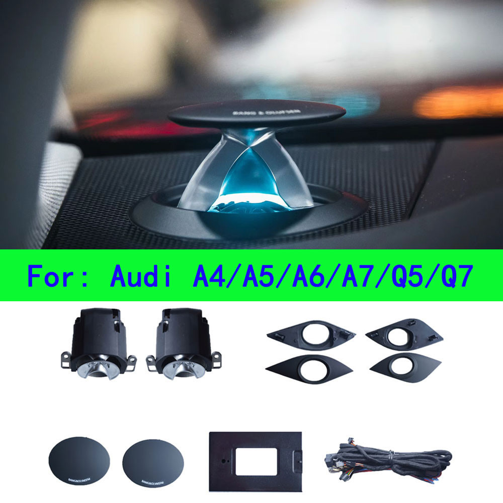 32 Colour LED Lifting Tweeter Speaker For Audi A4 A5 A6 A7 Q5 C7 C8 B9 Car Instrument Electric Trebl