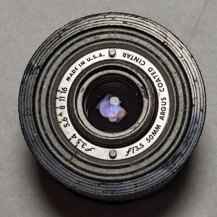 Argus Coated Cintar 50mm F3.5 LTM X Canon Leica Elmar Leitz Industar