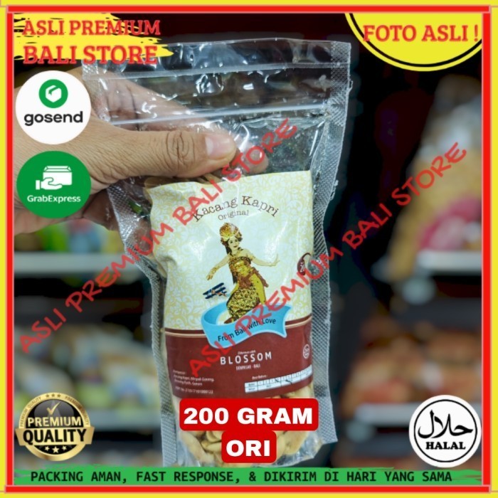 

OLEH OLEH MAKANAN CEMILAN CAMILAN SNACK KULINER KHAS ASLI ORI ORIGINAL BALI KACANG KAPRI 200 GRAM GR