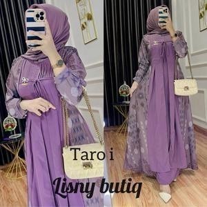 BIG SALE NEW Gamis Trendy 2024 Gamis Claudia Premium / Gamis Lebaran 2024 Model Terbaru COD