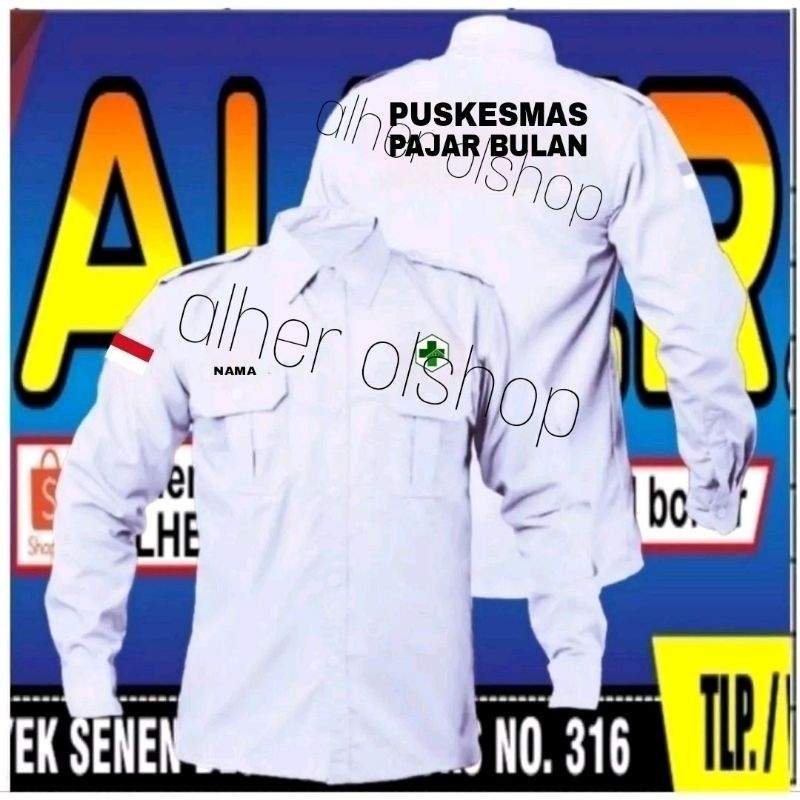 kemeja Puskesmas baju Puskesmas seragam puskesmas Kemeja kerja puskesmas pakaian dinas Puskesmas Pdh
