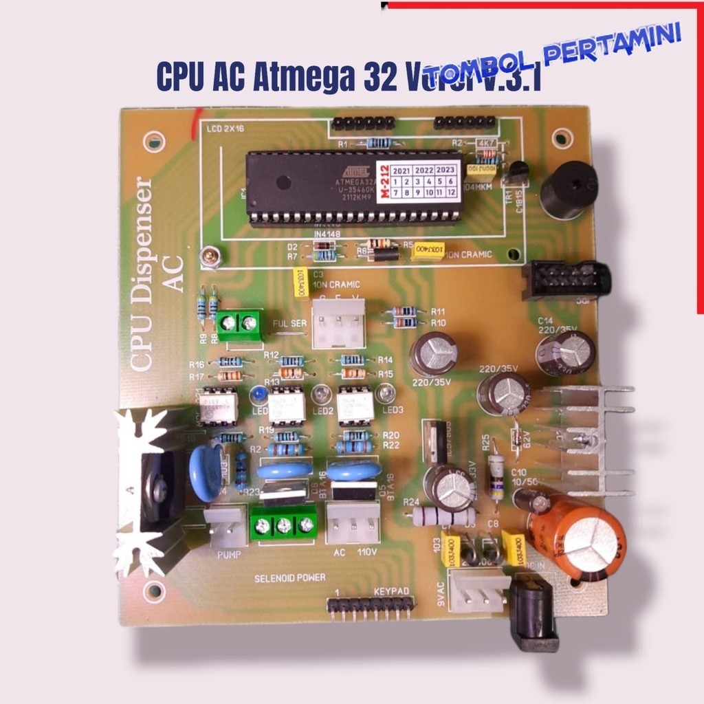 CPU Pom Mini AC Atmega 32 Versi V.3.1 Fitur Edit Nama