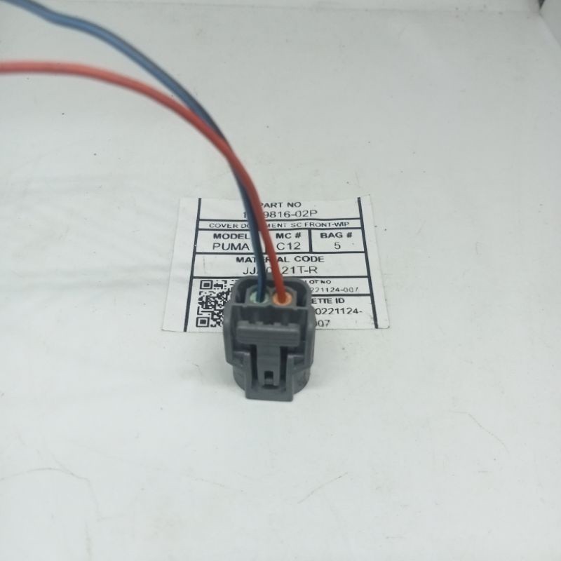 soket stelan langsam injektor eot honda vario pcx adv sonic pin 2 Original soket waterproof