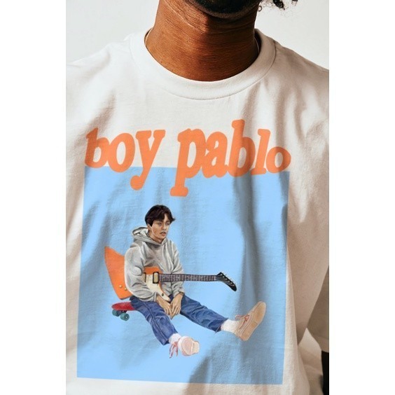 Boy Pablo Tshirt Unisex Cotton Combed by Don Juanism