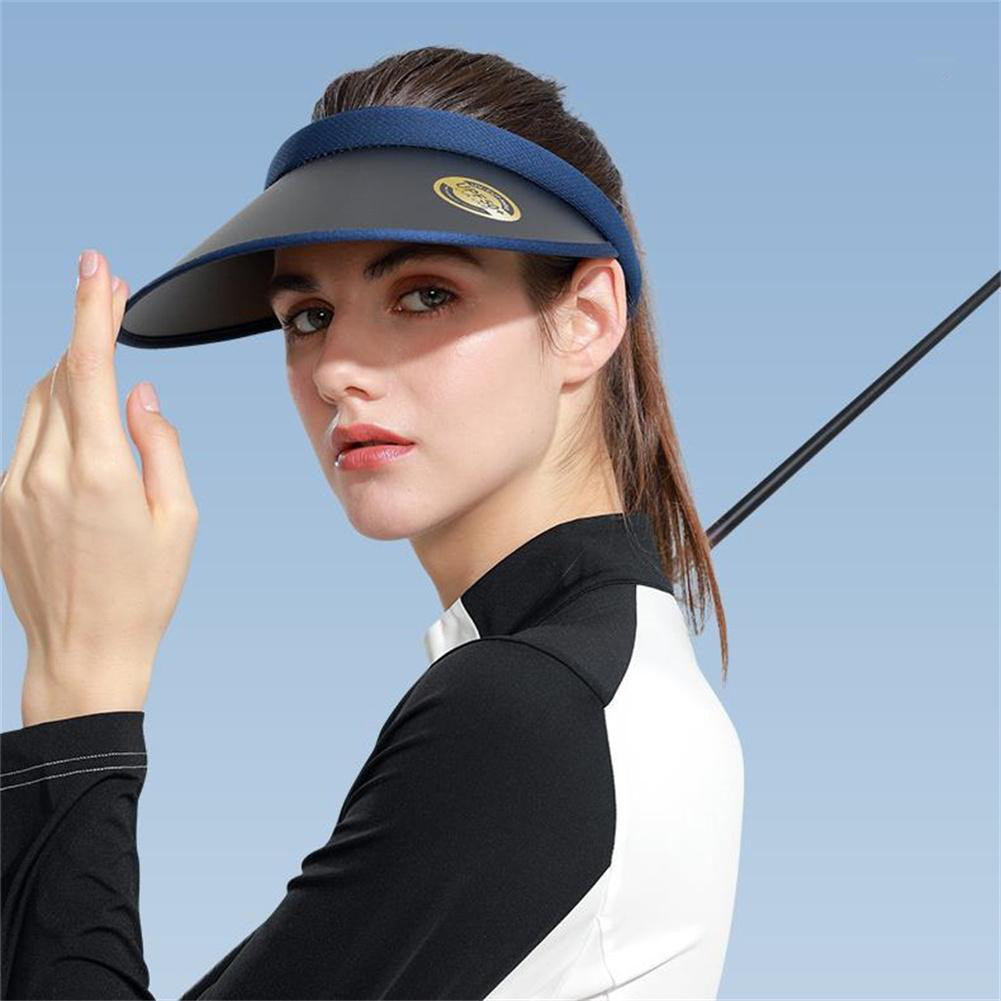 SANWOOD Topi Pantai Anti UV Wanita Sun  Breathable S 48-58 cm - SAN-21 - Black/Blue
