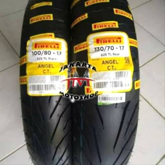 Super Flash Sale PAKET Ban Motor Pirelli Angel City 100/80-17 & 130/70-17  CB150R CBR Vixion R15 R25