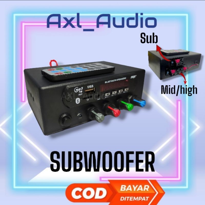 Jh power ampli mini subwoofer bluetooth amplifier 2.0 dan 2.1