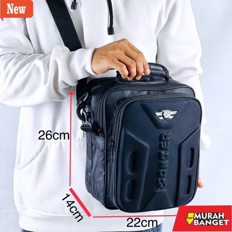 Tas selempang pria viral- Tas Selempang Pria SANTER Tas Buku Dan Berkas Selempang Sekolah