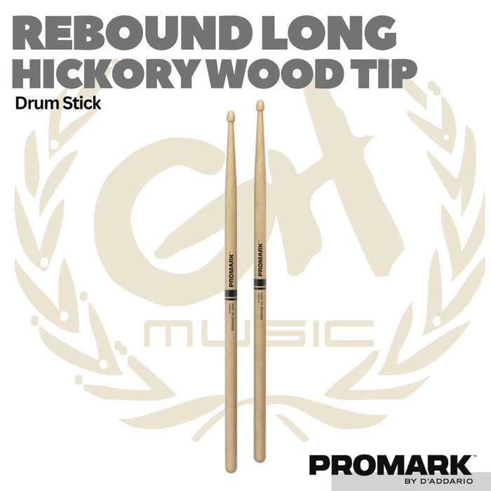 PROMARK REBOUND LONG Lacquered Hickory Drum Stick - Stik