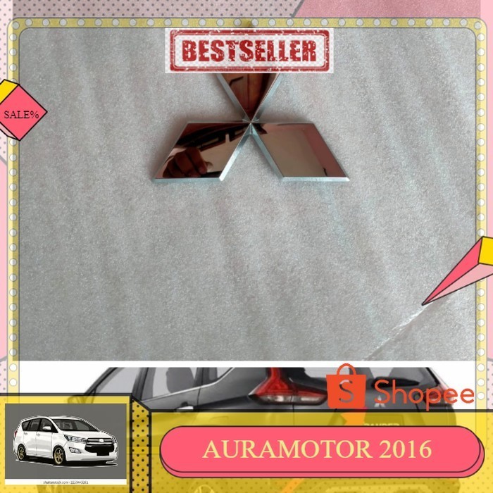 emblem garnis bagasi blakang mitsubisi pajero expander