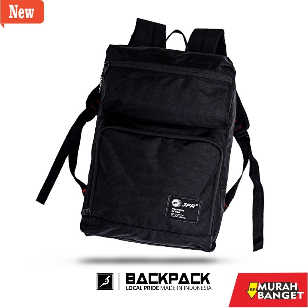 Tas ransel pria terviral- JFR Tas Ransel Pria Backpack Bahan Polyester JBAG09