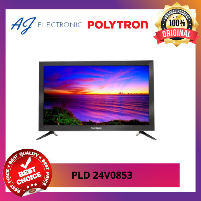LED TV POLYTRON PLD-24V0853 / PLD24V0853 , DIGITAL TV 24 INCH
