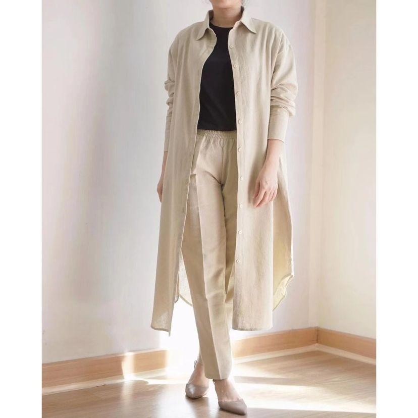 Azizah Oneset - Setelan wanita muslim polos jumbo terbaru - Setelan busui full kancing terlaris baha