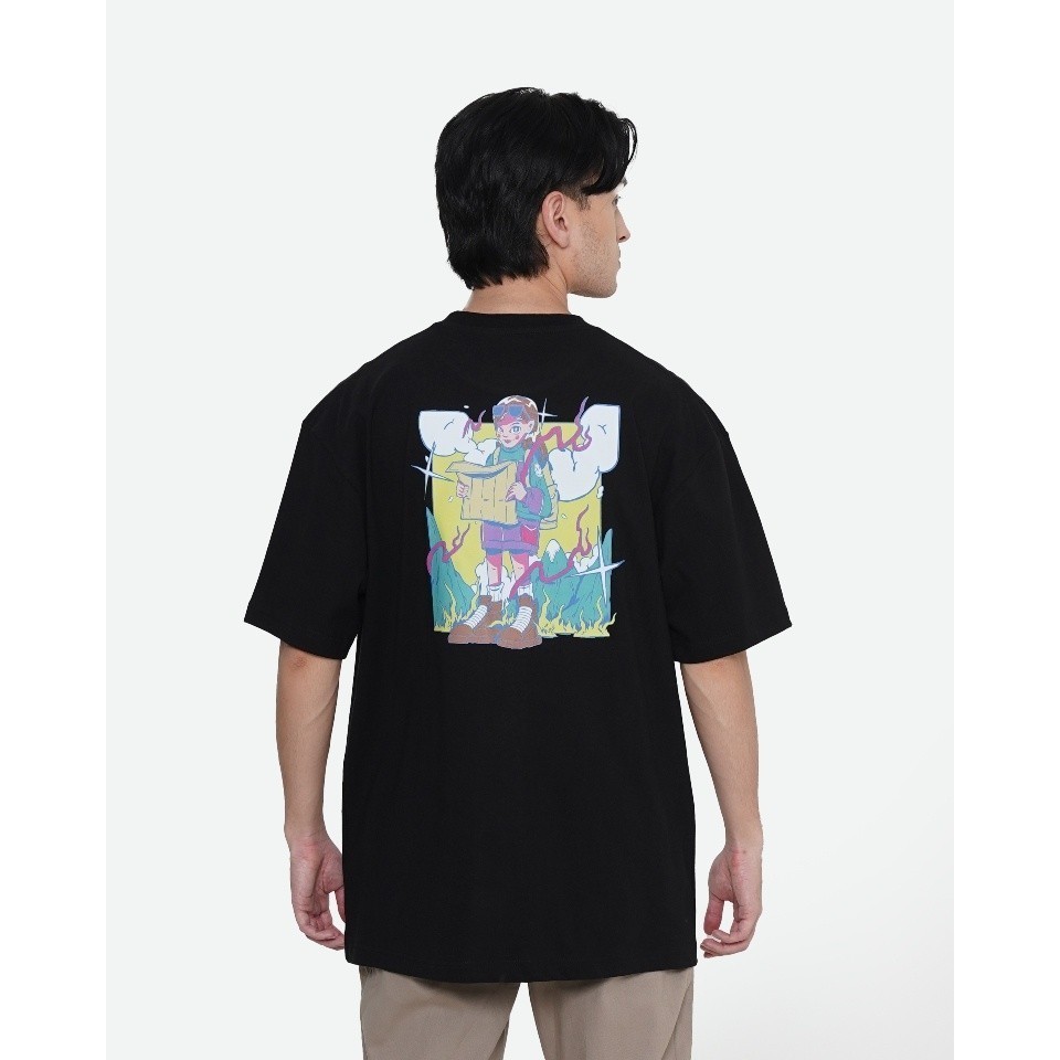 【HOT】 Erigo T-Shirt Ashel JKT48 Black By Ifan Shano Kaos Pendek Lengan