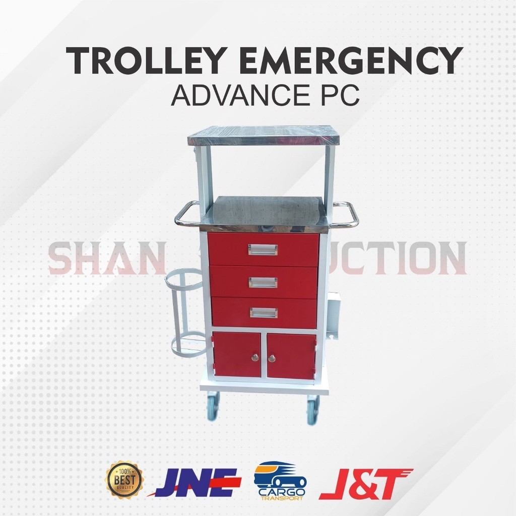 Troli Emergency - Emergency Trolley Advance Pc - ALKES STUDIO