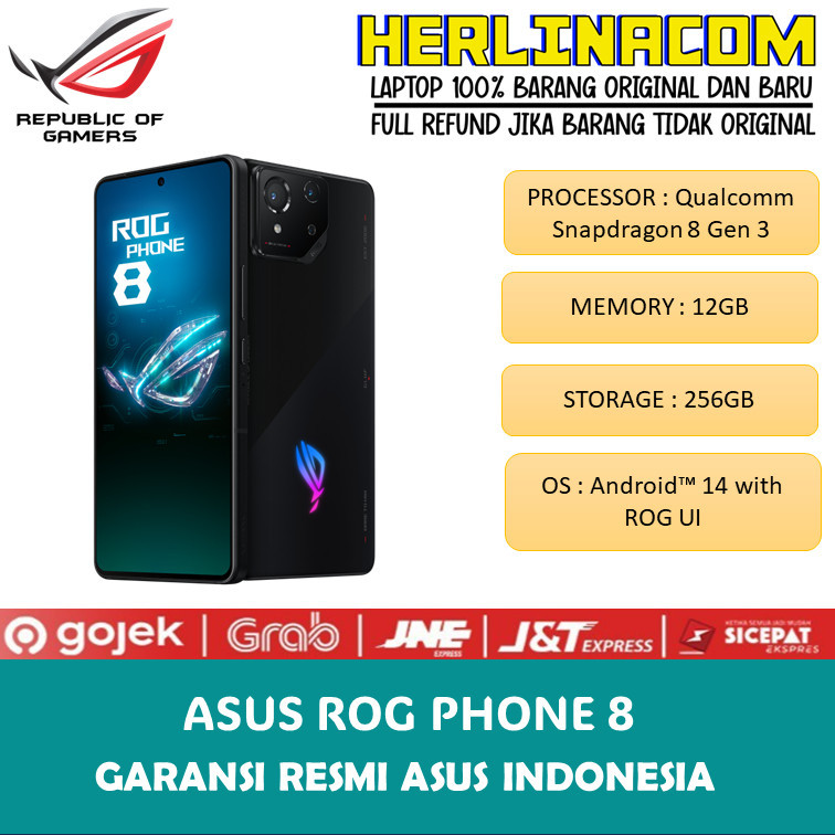 HP ASUS ROG PHONE 8 5G 12/256GB - ASUS INDONESIA