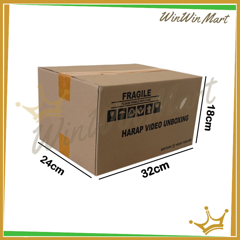 

kardus polos 32cmx24cmx18cm / 35cmx20cmx12cm packaging / box