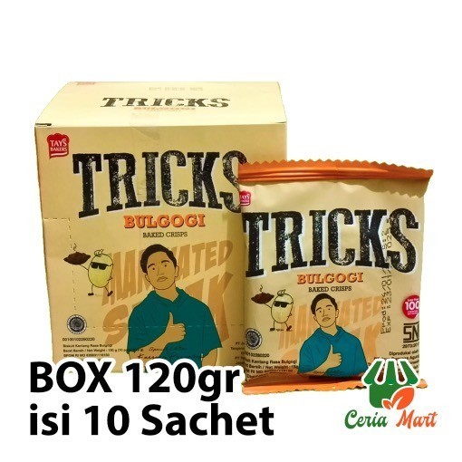 

Biskuit Kentang Tricks Bulgogi 120 gr Box isi 10s Crispy Potato Biscuit