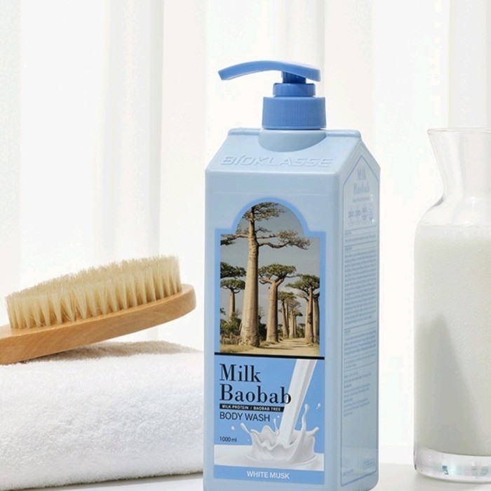 Milk Baobab Perfume Body Wash 1000ml Sabun Mandi Korea