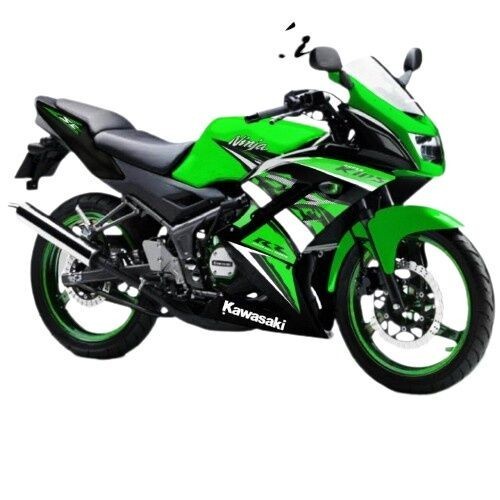 STRIPING STIKER LIST BODI MOTOR STANDAR NINJA RR SE 2014 HIJAU NINJA SE 2014