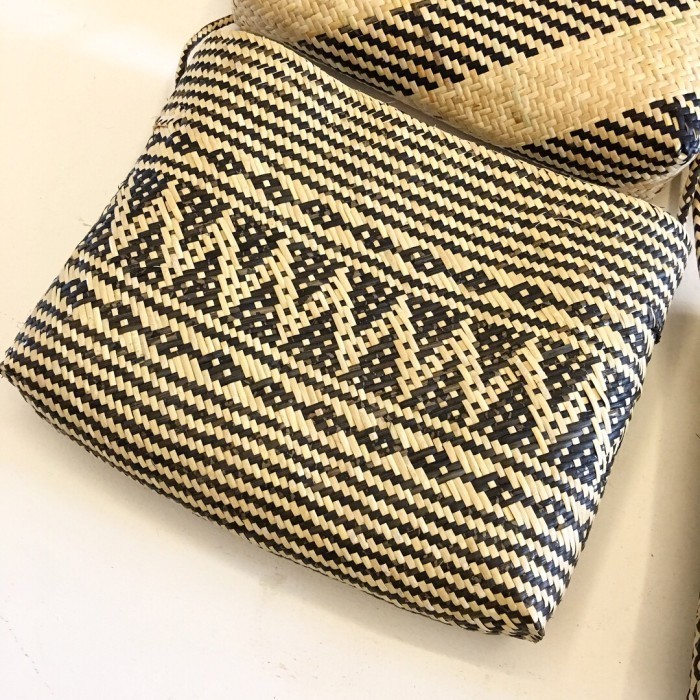 Terlaris ✨ -Tas Selempang Rotan Motif Dayak, Slingbag Rotan , Tas Anyaman Rotan