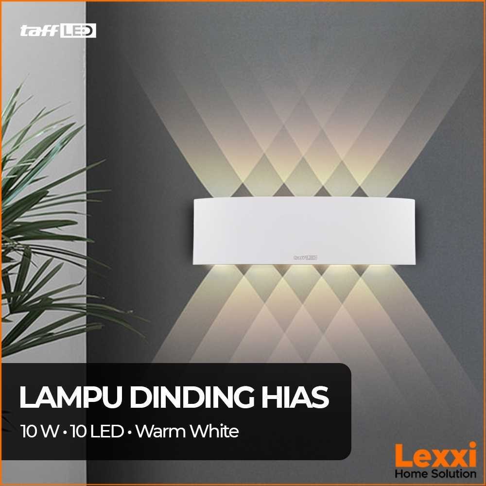 Lampu Dinding Hias Indoor TaffLED 10W 10 LED Warm White - 10T