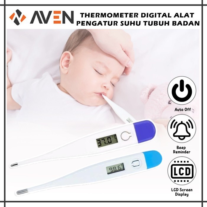 Thermometer Digital Termometer Alat Pengukur Suhu Tubuh Anak Dewasa